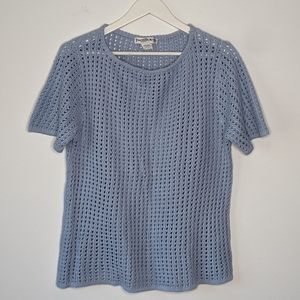 Vintage Short Sleeve Knit, Size L